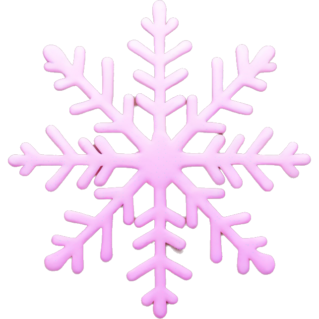 Pink snowflake