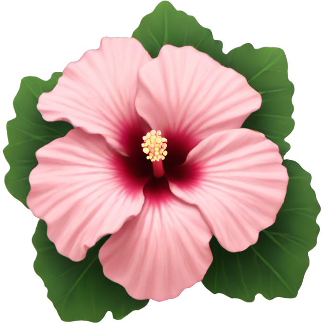 Light pink hibiscus