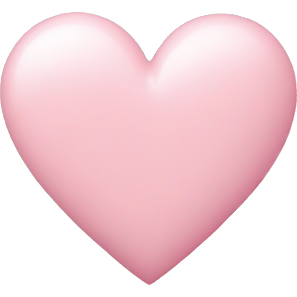 Pastel pink heart