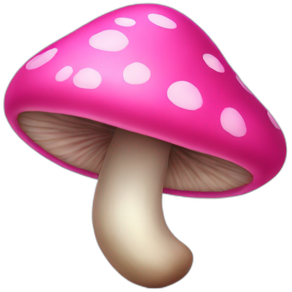 Pink mushroom