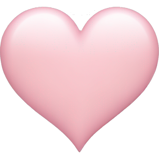 Light pink heart
