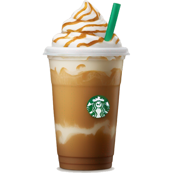 Starbucks venti caramel latte iced coffee