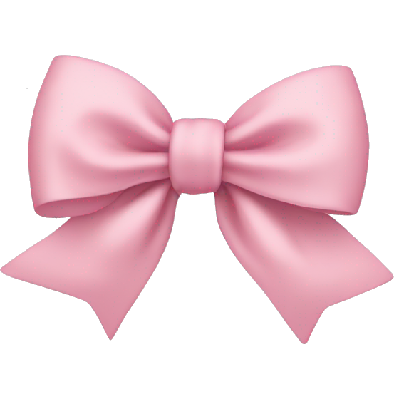 Light pink bow on light pink bow