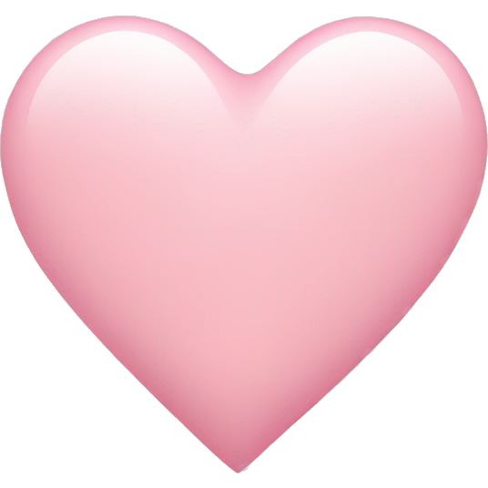 Light pink heart