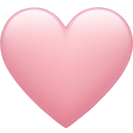 Light pink heart
