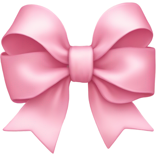 Light pink bow on light pink bow