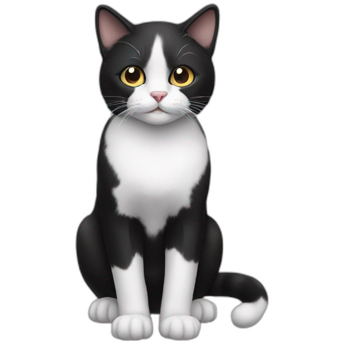 Black and White cat
