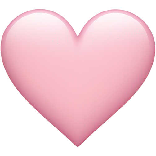 Light pink heart