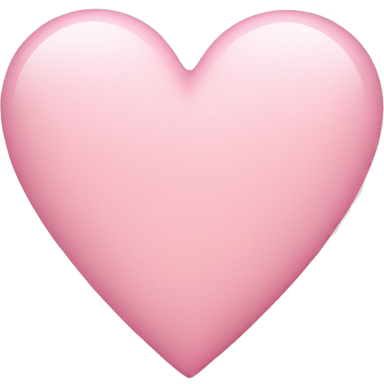Light pink heart