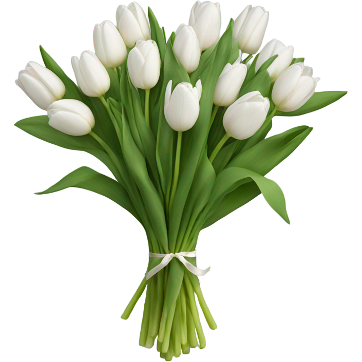 White tulip bouquet