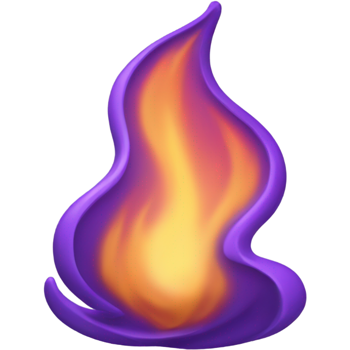 Purple flame emoji