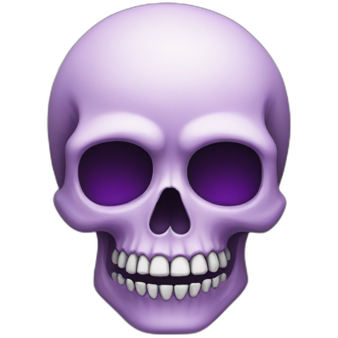 Purple skull