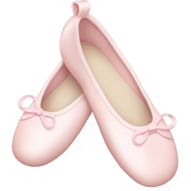 Pale pink ballet shoes