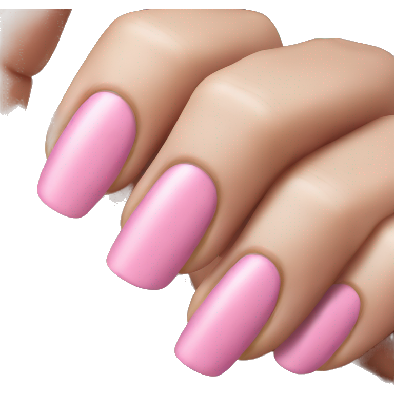 Pink nails