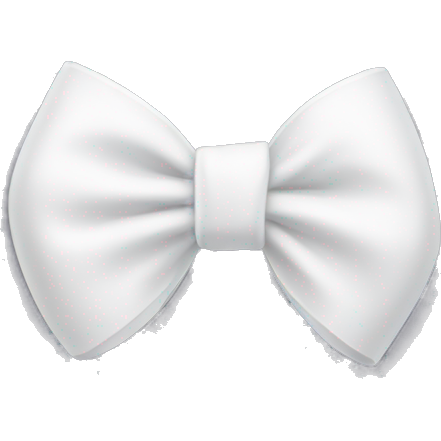 White bow