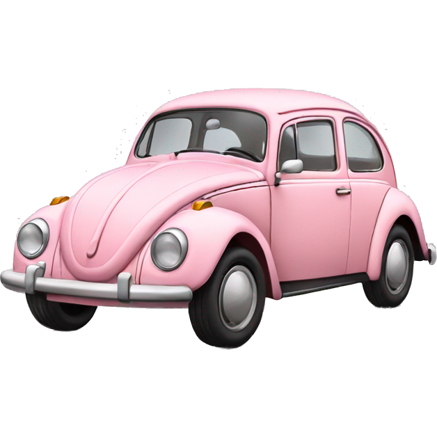 Light pink old volkswagen car