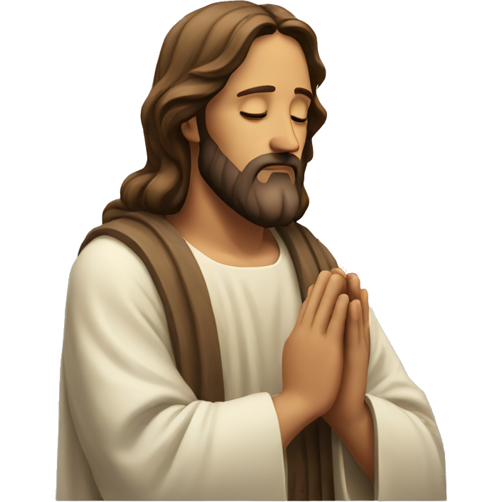 Jesus praying