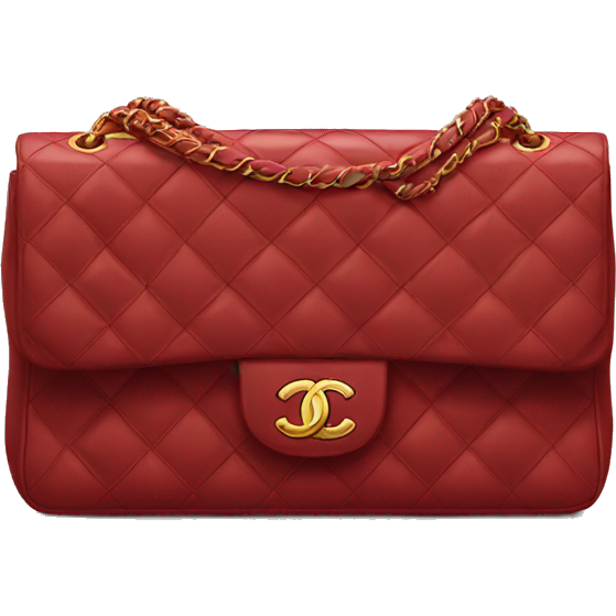 Chanel classic flap bag red
