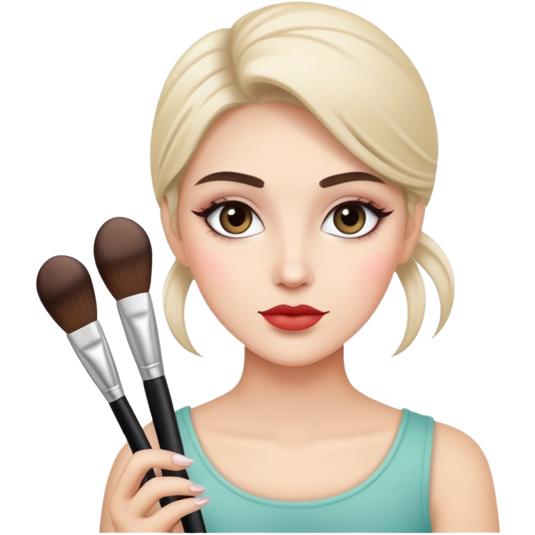 Holding make up brushes