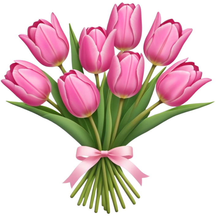 Pink tulip bouquet