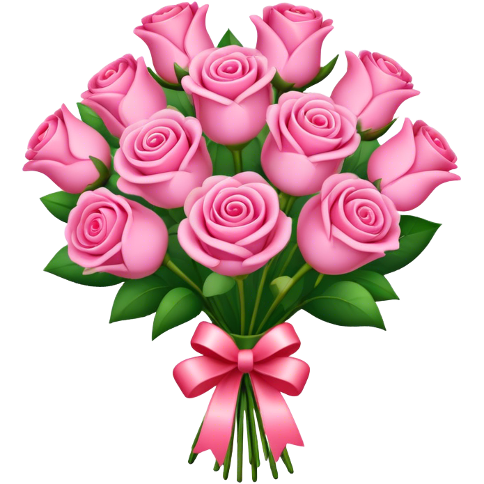 Pink valentine bouquet