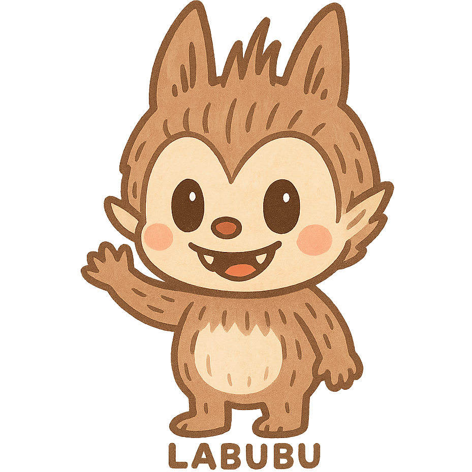 Labubu waving