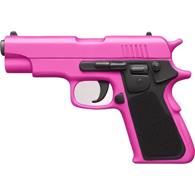 Pink gun emoji