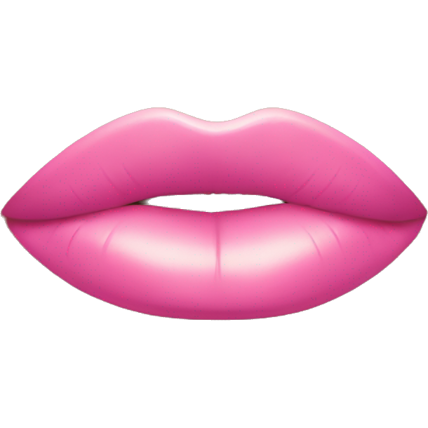 Pink cute gloss lip