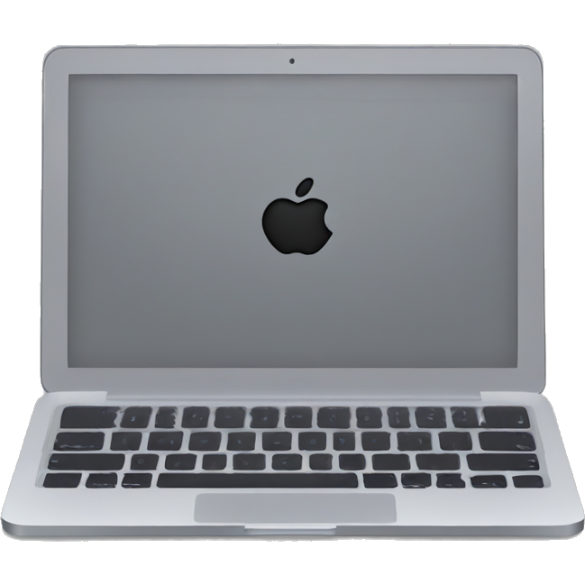 Grey macbook