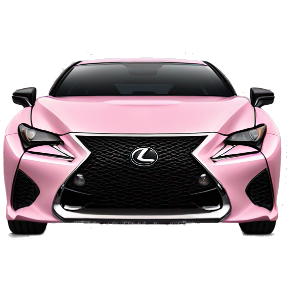 Light Pink Lexus rcf