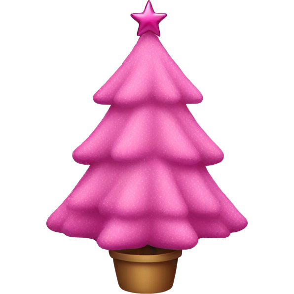 Pink Christmas tree