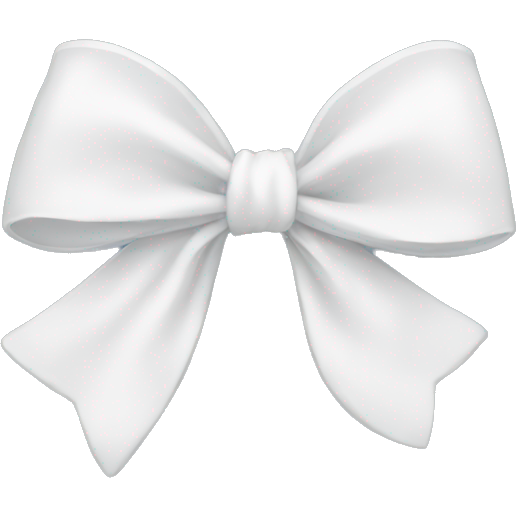 White bow
