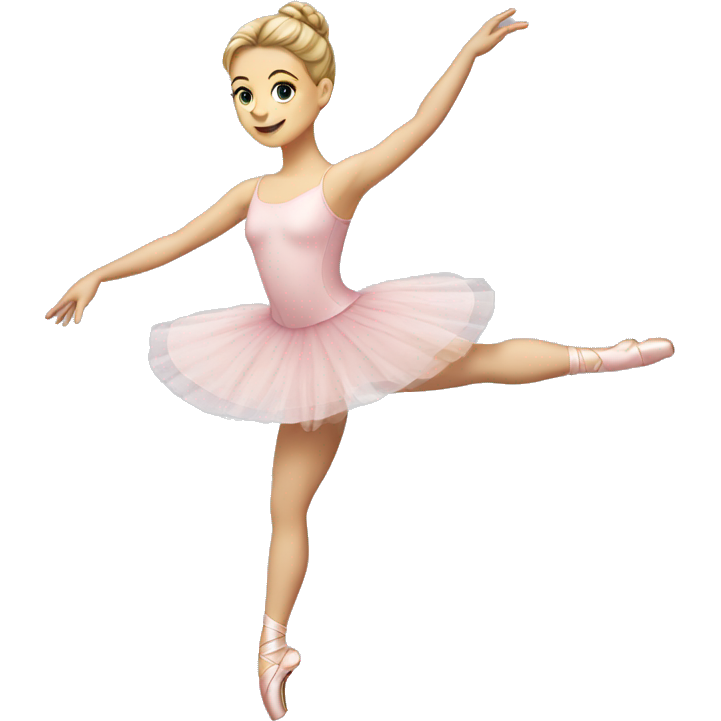 Caucasian ballerina