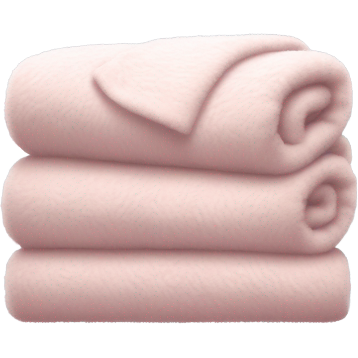 Aesthetic light pink big fluffy blanket