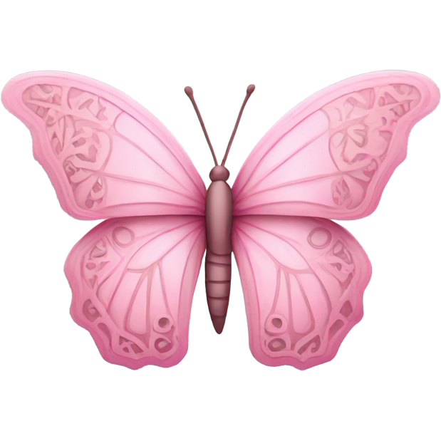 Aesthetic pink butterfly