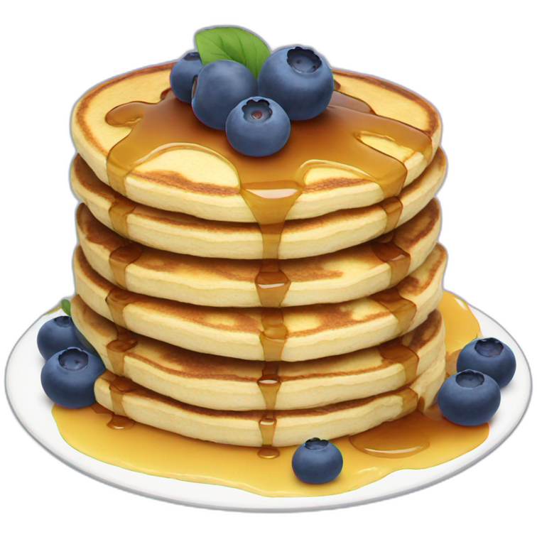 Blueberry pancakes