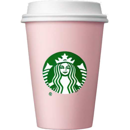Light pink coffee Starbucks