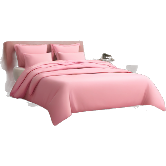 LUXURY BEDROOM WITH PINK BED SHEETS