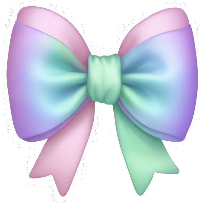 Pastel bow