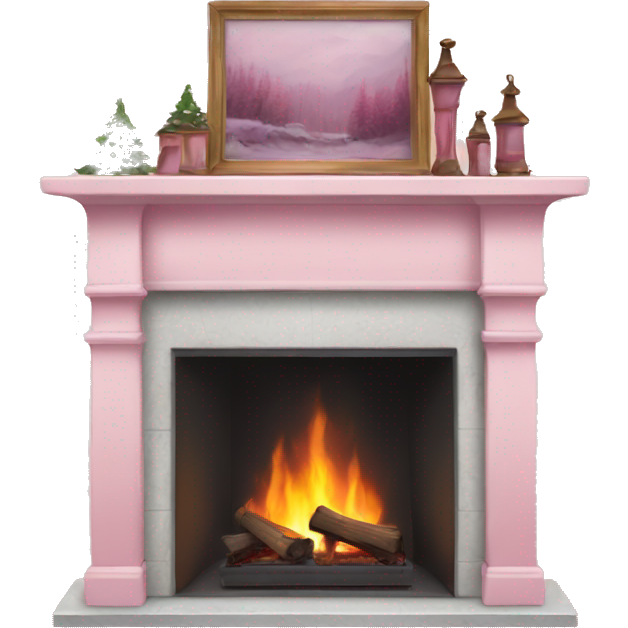 Winter Pink FirePlace