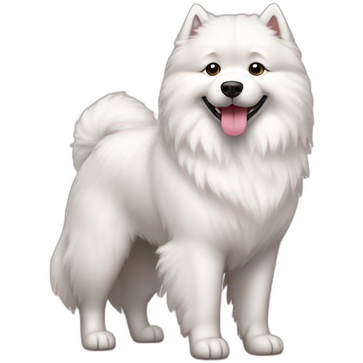 Samoyed Dog Full Body