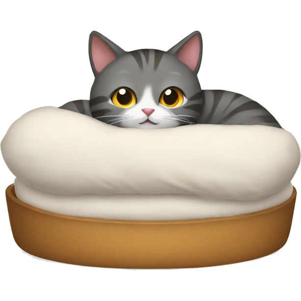 CAT in a bed
