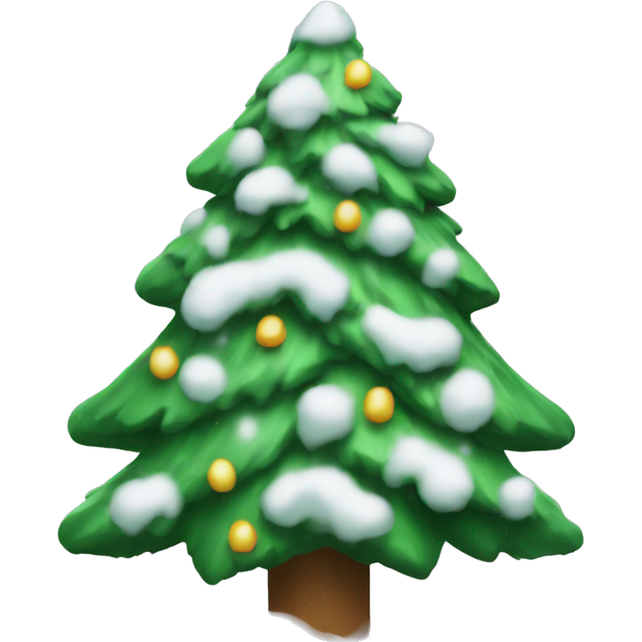 Snowy Christmas tree
