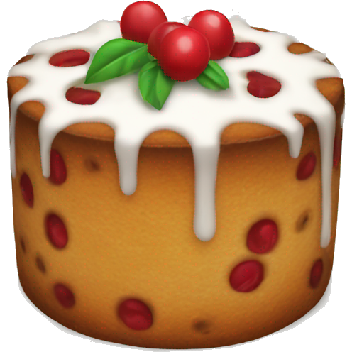 Round fruitcake