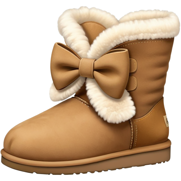 UGG shoe with bow