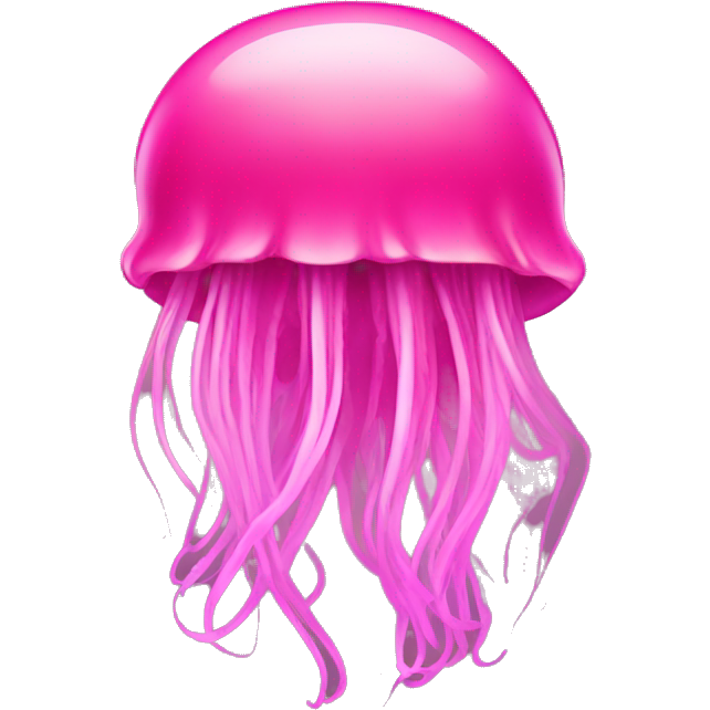 Kawaii Hot pink jellyfish