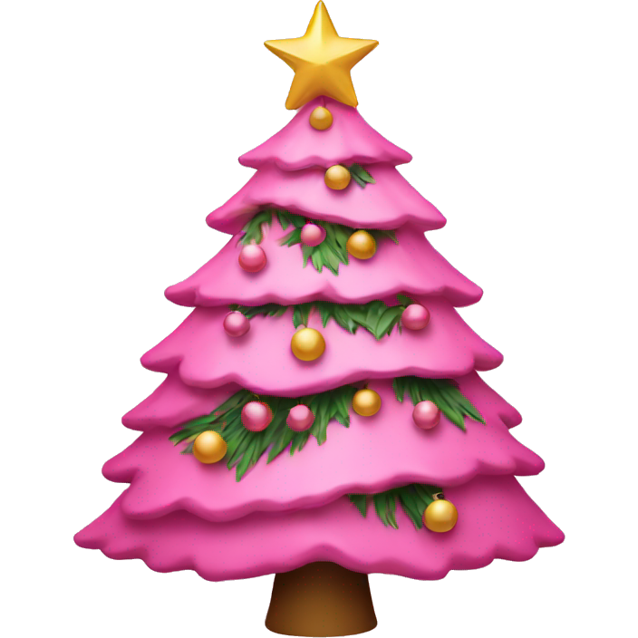 Pink Christmas tree