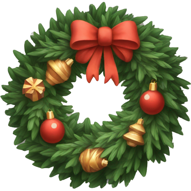 Cozy Christmas Wreath Traditional Nostalgic Aesthetic