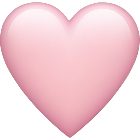Light pink heart
