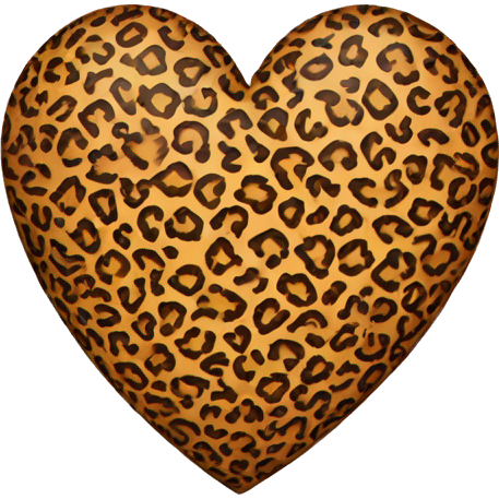 Panterprint heart